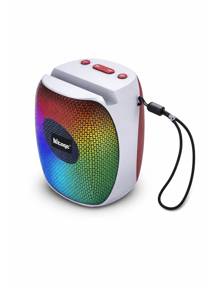 Hitage Premium Wireless Portable Mini Speaker with Mobile Stand, Clear Sound, Compact Design, Multi-Use for Travel & Daily Use - Image 1